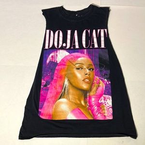 Doja Cat muscle tee tank unisex sz medium w/ defects